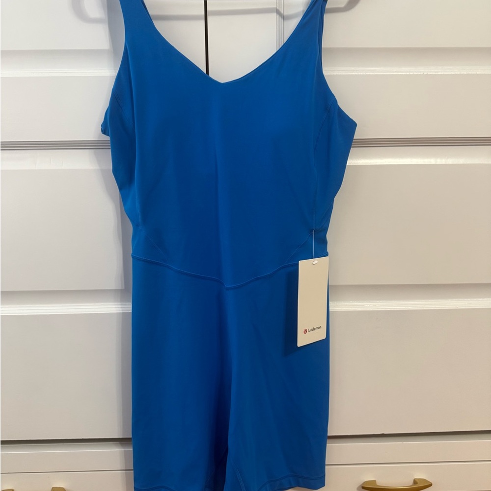 Lululemon Athletica Blue Jumpsuit Sleek Design.  New with tags!